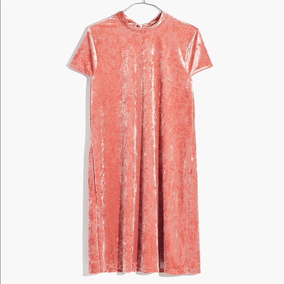 NWT crushed velvet mock neck dress from Madewell - Picture 4 of 5